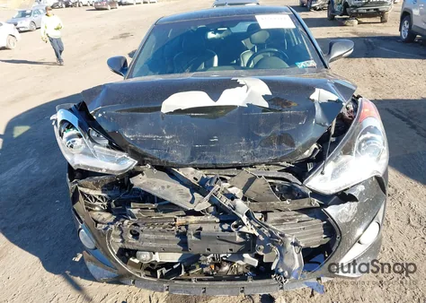 2016 Hyundai Veloster Turbo from USA, damaged, VIN KMHTC6AEXGU294006